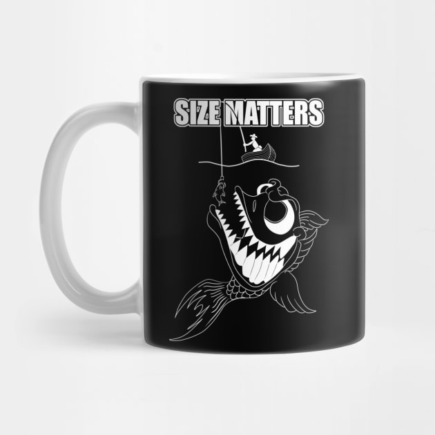 Funny Size Matters Fishing Lover | Boat Fishing Shirt by Cedinho